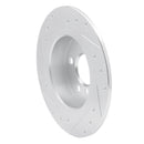 R1 14-25 BMW 220i (Mexico) Rear Right Drilled & Slotted Silver Brake Rotor