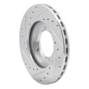 R1 92-04 Hummer H1 Rear Right Front Right Drilled & Slotted Silver Brake Rotor