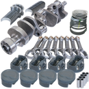 Eagle Chevy LT1350 1Pc 3.750in Crank 6.000in I-Beam Rods -16cc 4.040in Pistons Rotating Assembly