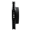 R1 80-93 Dodge W100 Front Right Drilled & Slotted Black Brake Rotor