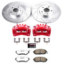 Power Stop 10-12 Subaru Legacy Front & Rear Z26 Street Warrior Brake Kit w/Calipers