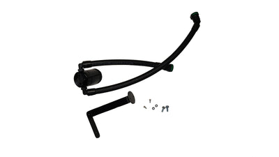 J&L 21-26 Ford F-150 5.0L Oil Separator 3.0 PCV Side - Black Anodized