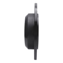R1 18-25 Jeep Wrangler Rear Right Drilled & Slotted Black Brake Rotor