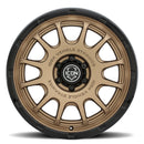 ICON Alloys Rancho 20x9 / 6x5.5 / 0mm / 5in BS Satin Bronze w/ Gloss Black Lip Wheel