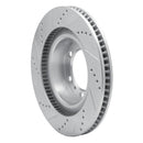 R1 10-24 Toyota 4Runner Front Drill & Slot Silver Rotors