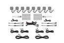 Diode Dyamics Rock Light - Red/White - M8 8-Pack