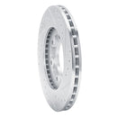 R1 86-06 Chevrolet Luv Pickup (Mexico) Front Left Drilled & Slotted Silver Brake Rotor
