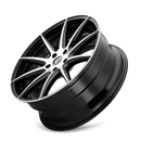 Kraze KR194 Cosmos 18x8 / 5x120 BP / 40mm Offset / 74.1mm Hub Gloss Black Machined Wheel