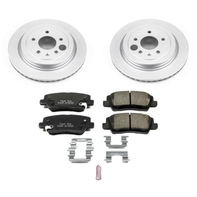 Power Stop 13-15 Cadillac ATS Front & Rear Z17 Evolution Geomet Coated Brake Kit