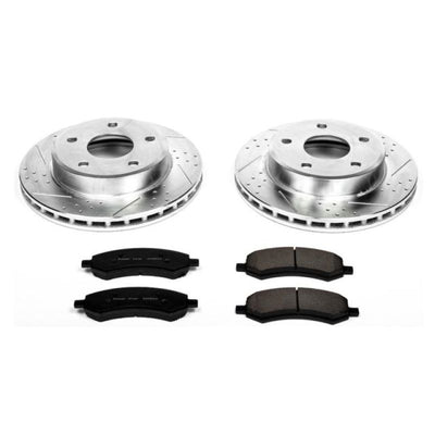 Power Stop 09-10 Dodge Dakota Front Z23 Evolution Sport Brake Kit w/Calipers