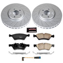Power Stop 07-09 Mercedes-Benz E350 Front & Rear Z23 Evolution Sport Coated Brake Kit