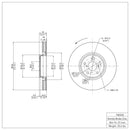 DFC 07-11 Lexus GS350 Right Front Brake Rotor