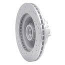 R1 76-81 Chrysler Newport Front Right Drilled & Slotted Silver Brake Rotor