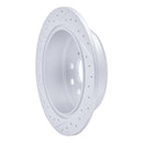 R1 06-15 Lexus Is250 Rear Right Drilled & Slotted Geo-Carbon Rotor