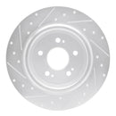 R1 18-25 Honda Odyssey Front & Rear Drilled & Slotted Silver Brake Rotor Set