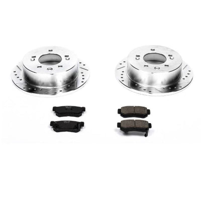 Power Stop 07-10 Hyundai Elantra Front & Rear Z23 Evolution Sport Brake Kit