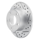 R1 92-05 Audi A6 (Mexico) Rear Right Drilled & Slotted Geo-Carbon Rotor