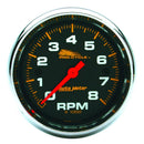 Autometer Pro-Cycle Gauge Tach 5in 10K Rpm Shift- Lite 2&4 Cylinder White Fat Tach
