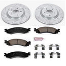 Power Stop 11-12 Ford Taurus Front & Rear Z23 Evolution Sport Brake Kit