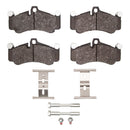 DFC 10-11 Porsche 911 Front 5000 Advanced Low Metallic Brake Pads and Hardware Kit