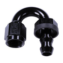 Russell 6AN Twist-Lok 180 Degree Hose End - Black
