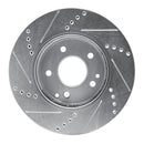 R1 96-15 Mercedes-Benz E300 Front & Rear Drilled & Slotted Silver Brake Rotor Set