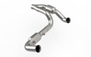 Kooks 07-18 Jeep Wrangler HEMI Swap 2.5in Stainless Steel GREEN Catted Y-Pipe
