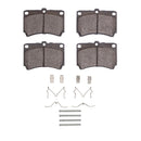 DFC 86-94 Mazda 323 Front 5000 Advanced Semi Metallic Brake Pads and Hardware Kit