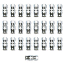 Russell Performance -6 AN Endura PowerFlex Power Steering Straight Hose Ends (25 pcs.)