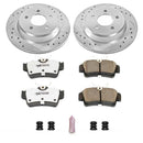 Power Stop 94-99 Ford Mustang Front & Rear Z26 Street Warrior Brake Kit