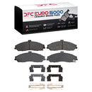 DFC 97-04 Chevrolet Corvette Front Drill/Slot Geoperf Rotors Euro 5000 Ceramic Pads w/Hardware