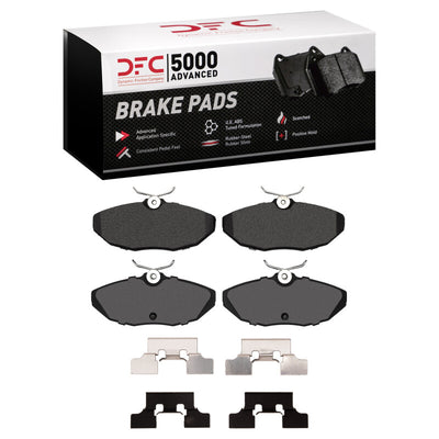 DFC 03-05 Jaguar S-Type Rear 5000 Advanced Low Metallic Brake Pads and Hardware Kit