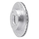 R1 77-80 Buick LeSabre Rear Right Drilled & Slotted Silver Brake Rotor