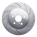 R1 19-25 Toyota Corolla Front & Rear Drilled & Slotted Silver Brake Rotor Set