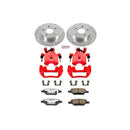Power Stop 04-08 Chevrolet Malibu Front & Rear Z26 Street Warrior Brake Kit w/Calipers
