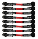 Moroso 9.75in Long Coil On Plug Sleeved Ultra Spark Plug Wire Set - Red
