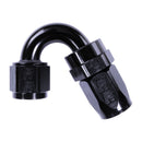 Russell 8AN ProClassic 150 Degree Hose End - Black
