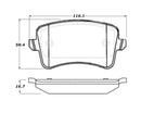 Street Axle Pack, Slotted, Rear
