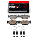 R1 15-24 Subaru WRX Rear Drilled & Slotted Black Brake Rotor Set w/Optimum OE Pads and Hardware