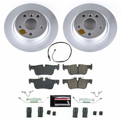 Power Stop 14-19 BMW i3 Front & Rear Z23 Evolution Sport Coated Brake Kit