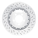 DFC 13-19 Porsche 911 Left Front Drilled Hi-Carbon Alloy Geomet Coated Rotor