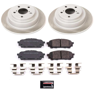Power Stop 05-06 Saab 9-2X Front and Rear Semi-Coated Rotor Kit