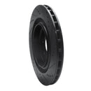 R1 04-11 Cadillac STS Rear Left Drilled & Slotted Black Brake Rotor