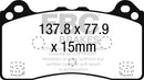 EBC S6 Brake Pad and Rotor Kit