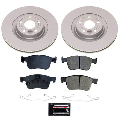Power Stop 2023 Ford Bronco Sport Front and Rear Z17 Coated Brake Kit