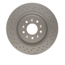 DFC 00-06 Jaguar XKR Front Drilled GeoSPEC Coated Rotor