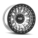 Dirty Life DT-3 17X9 6x139.7 -12 Offset - Machined Finish w/ Simulated Beadlock