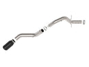 aFe Large Bore-HD 5in 409SS DPF-Back Exhaust System w/Blk Tip 24-25 GM Diesel Trucks V8-6.6L(td) L5P