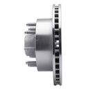 R1 1986-1994 Ford E-250 Econoline Club Wagon Front Right Drilled & Slotted Silver Brake Rotor