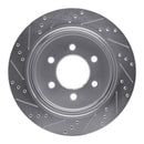 R1 15-17 Ford F-150 Front & Rear Drilled & Slotted Silver Brake Rotor Set